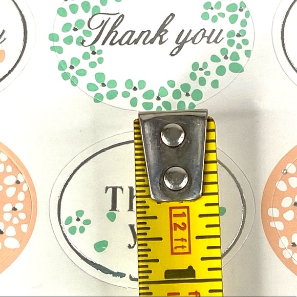 ❗️ LAST ONE ❗️ 150 Flower Thank You Stickers - Picture 3 of 3